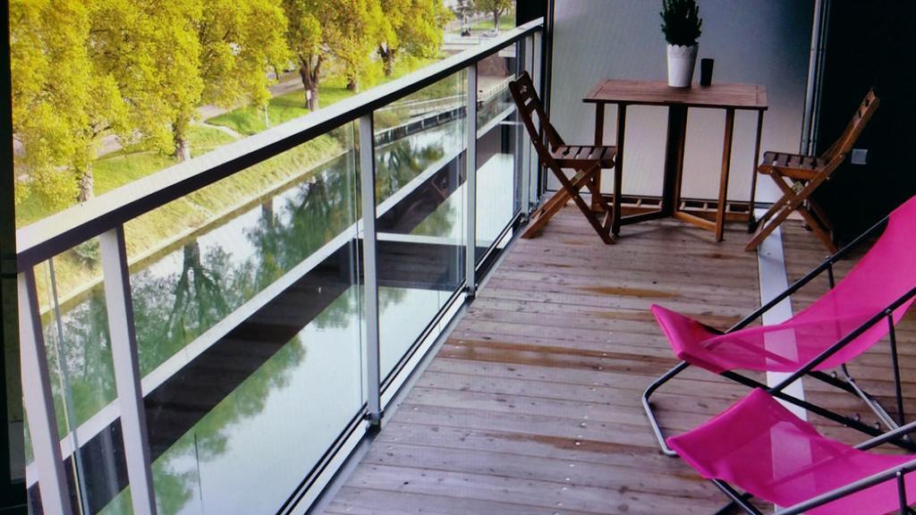Studio Avec Terrace Docks Strasburgo Esterno foto